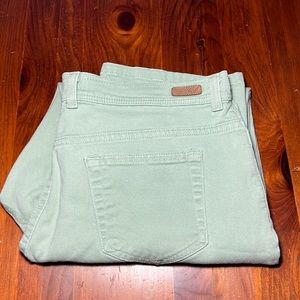 Gloria Vanderbilt 16 Short Light Green Denim Jeans